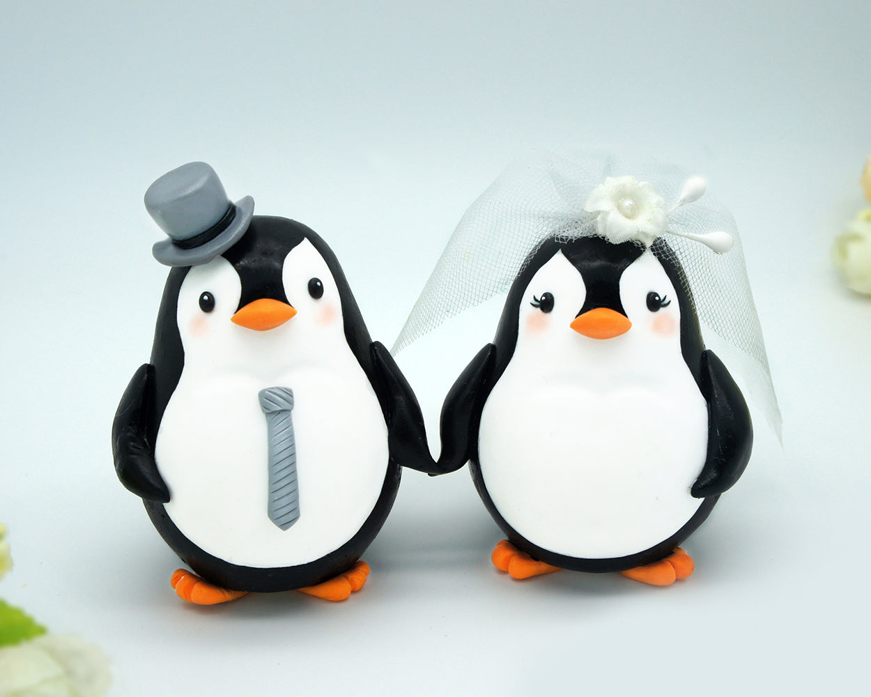 Penguin cheapest Wedding Cake Topper - Small